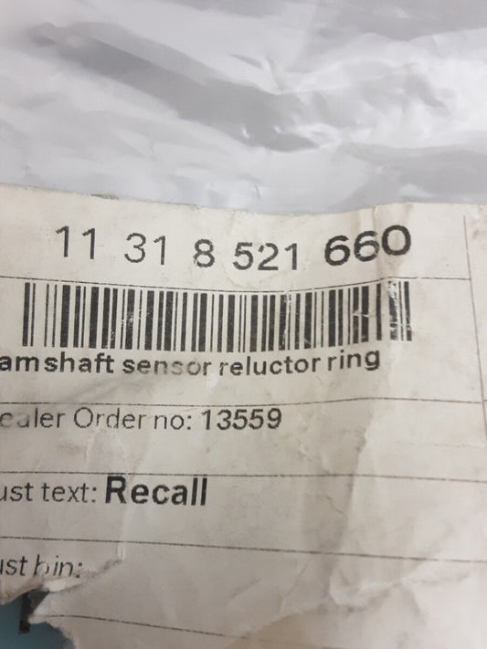 NEW GENUINE BMW 11318521660 CAMSHAFT SENSOR RELUCTOR RING HP2 R1200GS 2007-2012