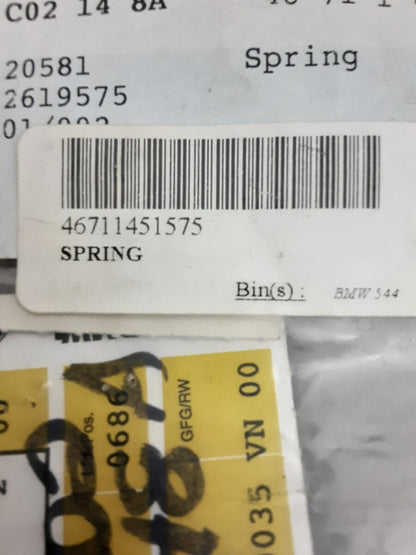 NEW GENUINE BMW 46711451575 SPRING LEFT R80ST R100GS R65GS 1982-1995