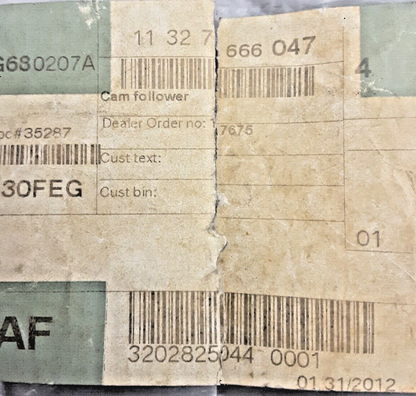 NEW GENUINE BMW 11327666047 CAM FOLLOWER K1 K100RS K1100RS 1989-2008