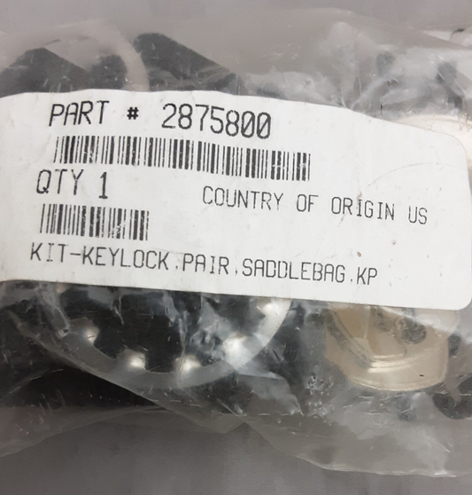 NEW GENUINE POLARIS 2875800 Victory KIT-KEYLOCK,PAIR,SADDLEBAG,KP