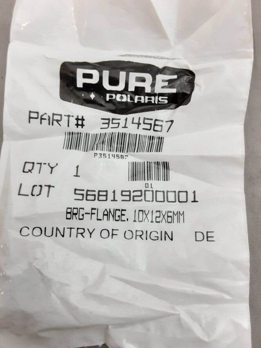 NEW GENUINE POLARIS 3514567 Victory Brg-Flange, 10X12x6mm
