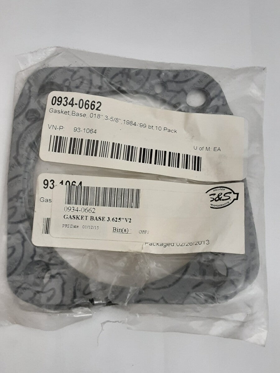QTY 2 NEW GENUINE S&S 93-1064 Base Gasket 0934-0662