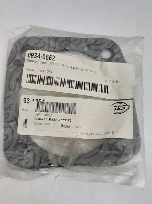 QTY 2 NEW GENUINE S&S 93-1064 Base Gasket 0934-0662