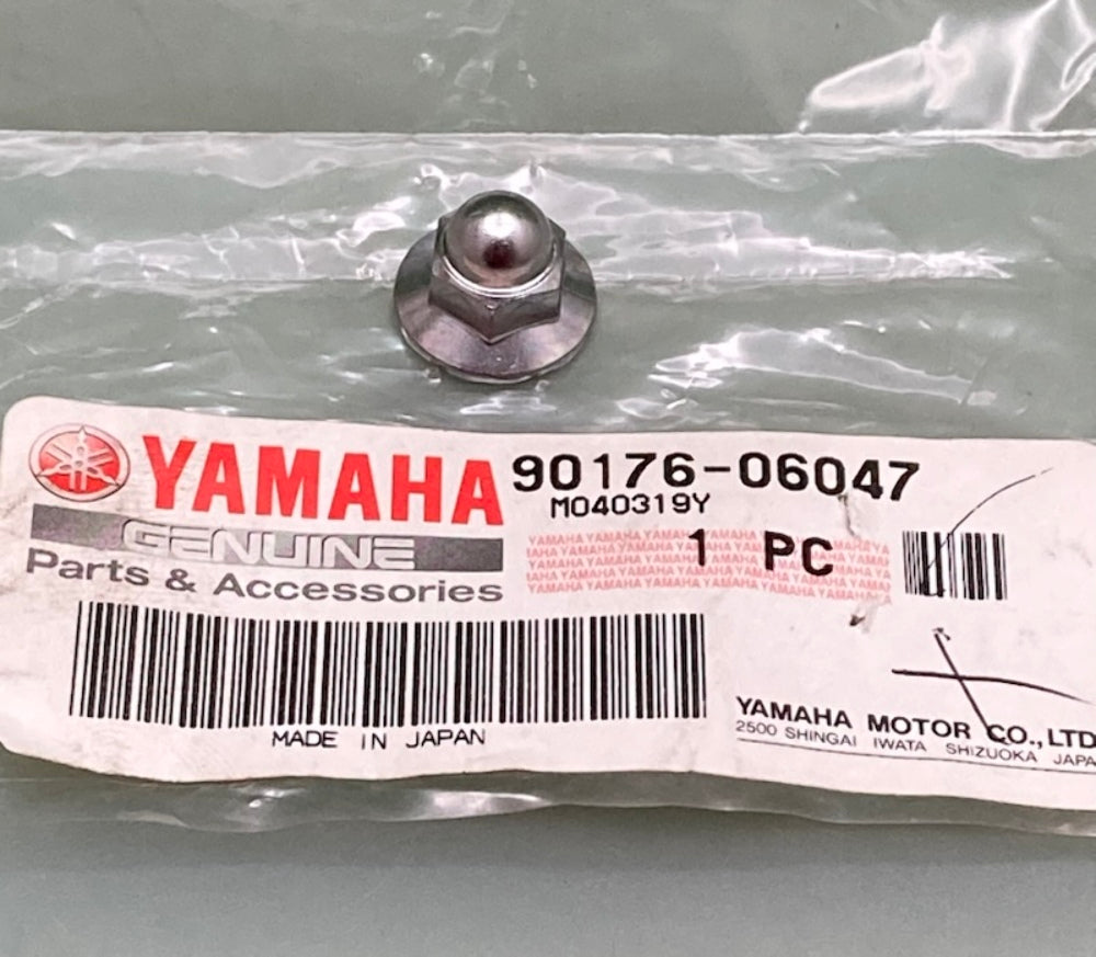Yamaha 90176-06047 Nut, Crown New Genuine