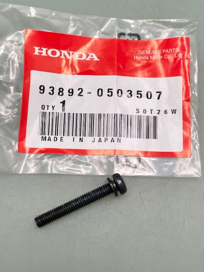 QTY 2 Honda 93892-0503507 Screw-Washer (5X35) New Genuine