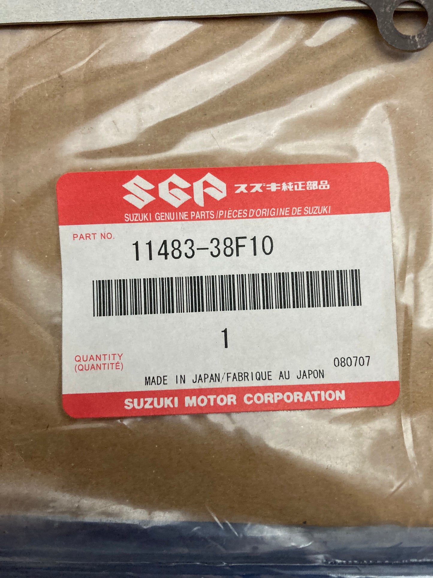 NEW GENUINE SUZUKI 11483-38F10 Gasket, Magneto, Cover