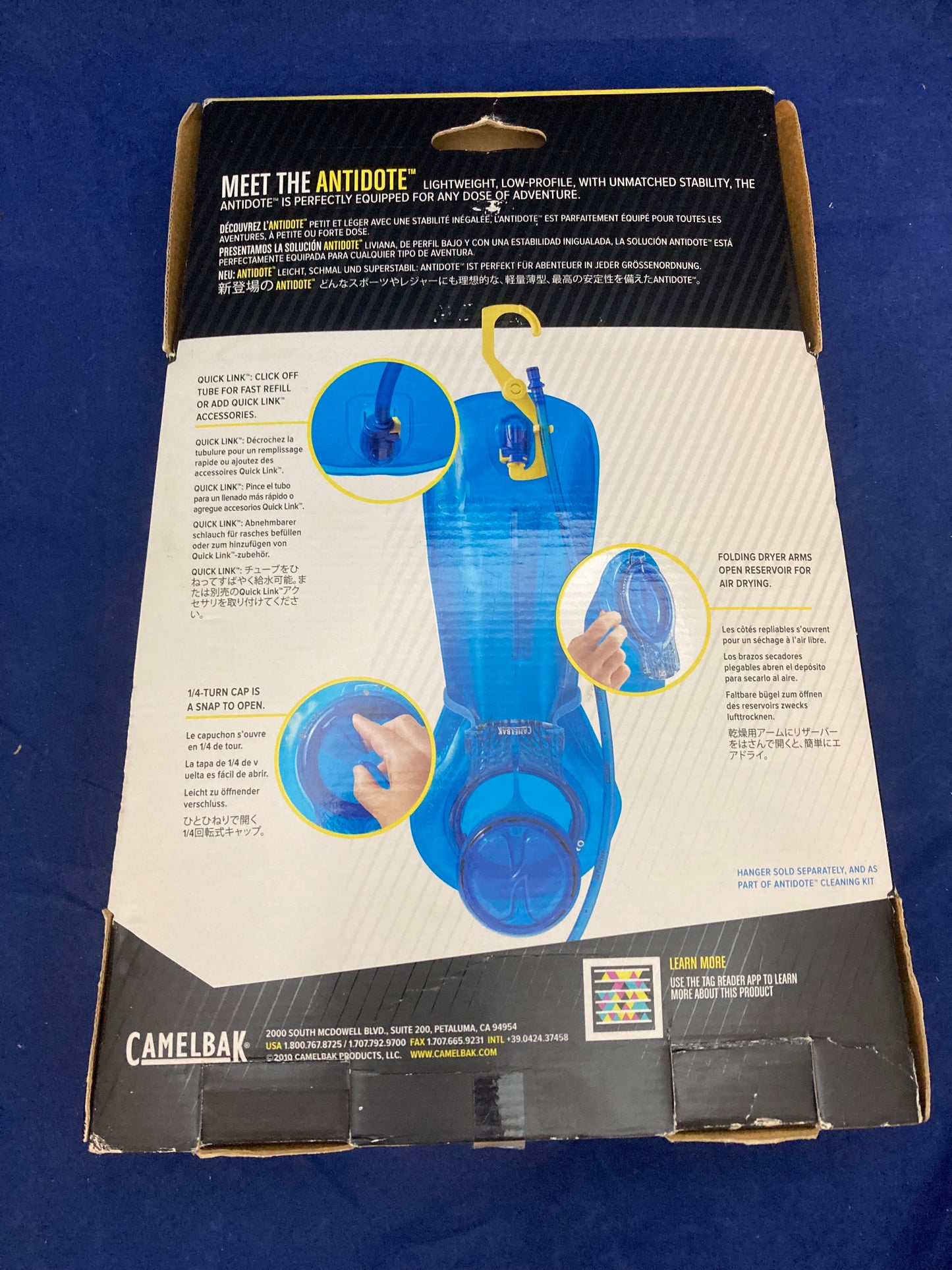 GENUINE CAMELBAK 8-00434 Antidote Reservoir, 70oz, INCOMPLETE KIT