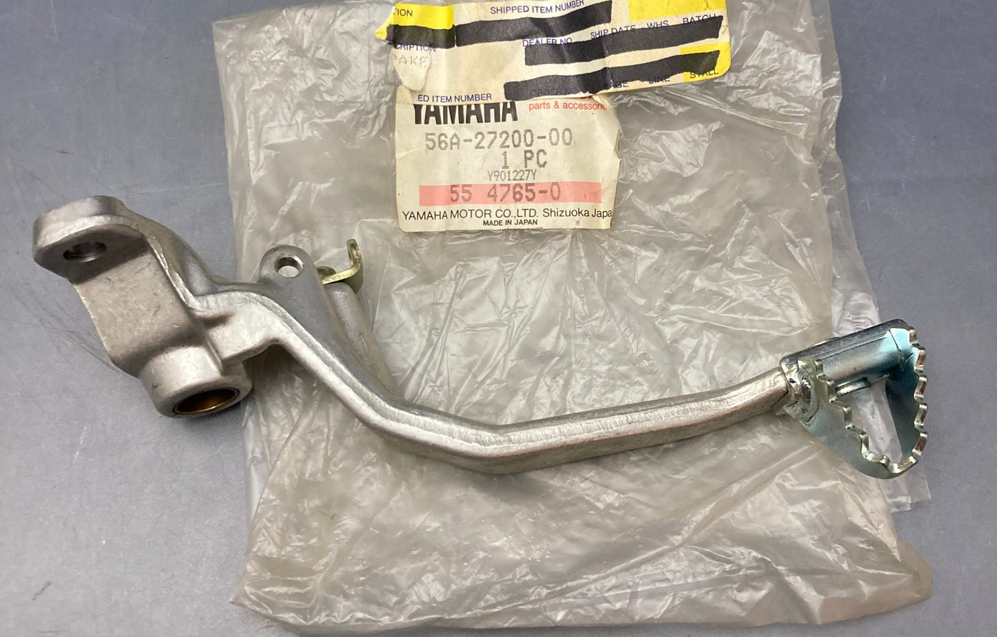 New Genuine Yamaha 56A-27200-00 Brake Pedal
