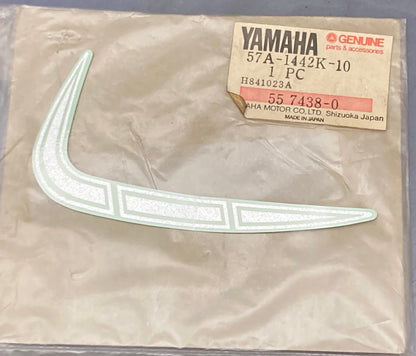 New Genuine Yamaha 57A-1442K-10 Right Hand Side Emblem
