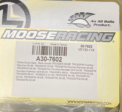 New Genuine Moose Racing A30-7602 Brake Drum Seals