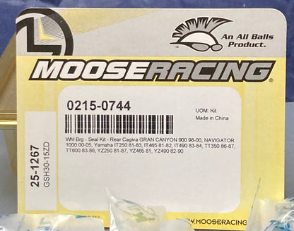 New Genuine Moose Racing 0215-0744 Rear Wheel Bearing Kit