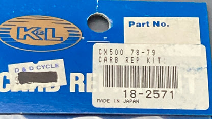 New Genuine K&L 18-2571 Carburetor Repair Kit