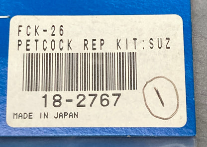 New Genuine K&L 18-2767 Fuel Petcock Rebuild Kit