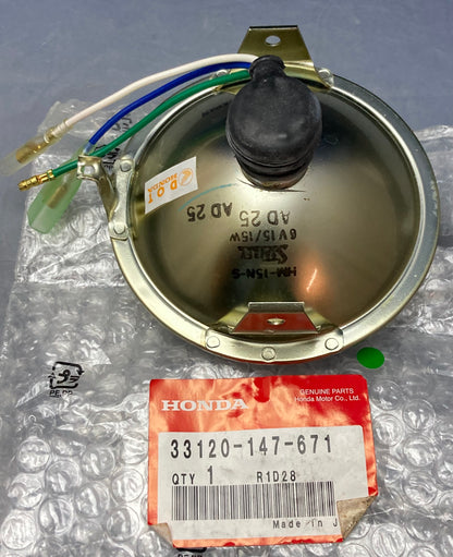 New Genuine Honda 33120-147-671 Headlight Unit