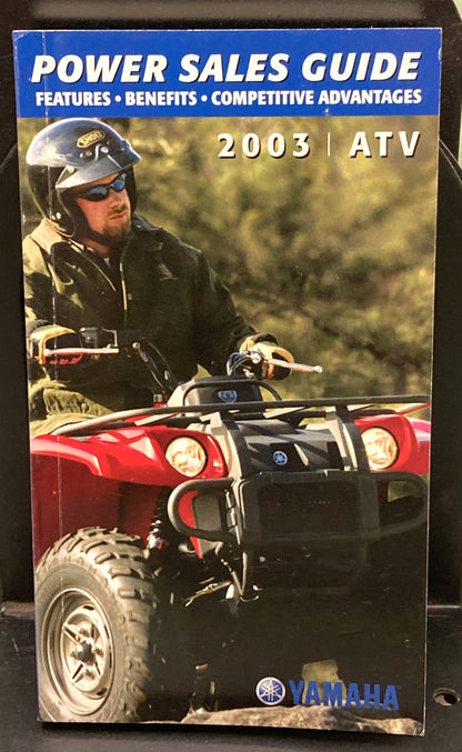 Genuine Yamaha ATV Power Sales Guide 2003