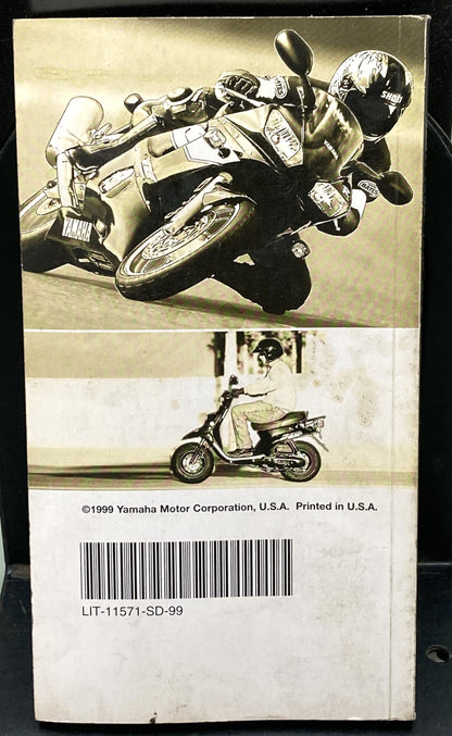 Gen. Yamaha LIT-11571-SD-99 Motorcycle and Riva Technical Service Data '97-'99