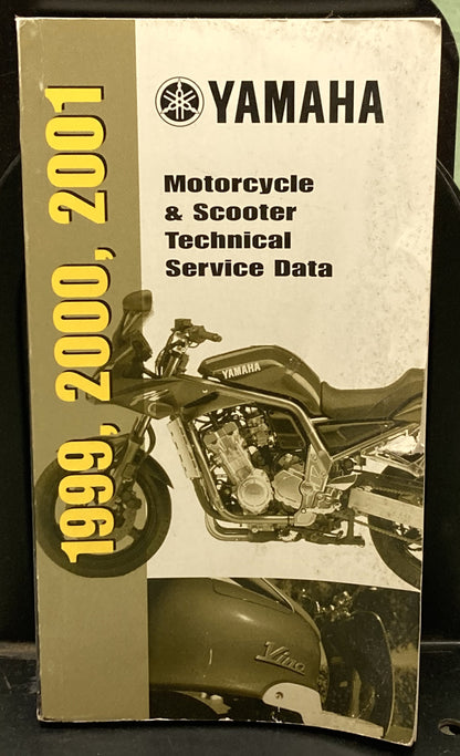 Gen. Yamaha LIT-11571-SD-01 Motorcycle and Riva Technical Service Data '99-'01