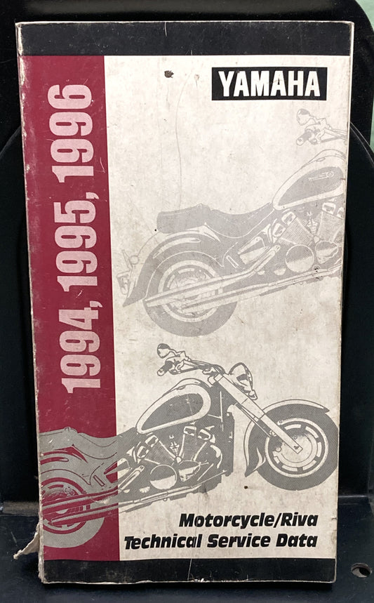 Gen. Yamaha LIT-11571-SD-96 Motorcycle and Riva Technical Service Data '94-'96