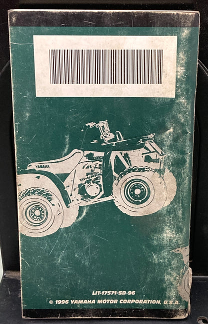 Gen. Yamaha LIT-17571-SD-96 ATV Technical Service Data '94-'96