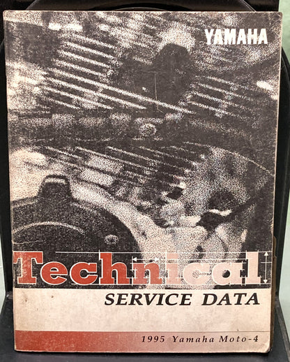Genuine Yamaha LIT-17571-SD-95 Moto-4 Technical Service Data 1995