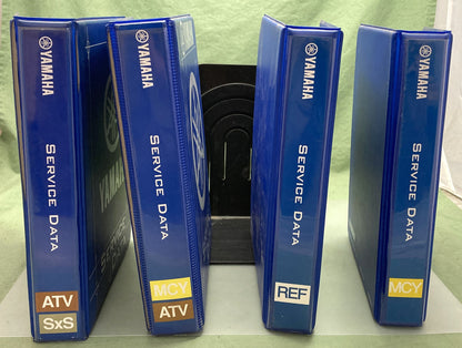 Set of 4 Genuine Yamaha LIT-BINDR-SD-AL Service Data Reference Binders