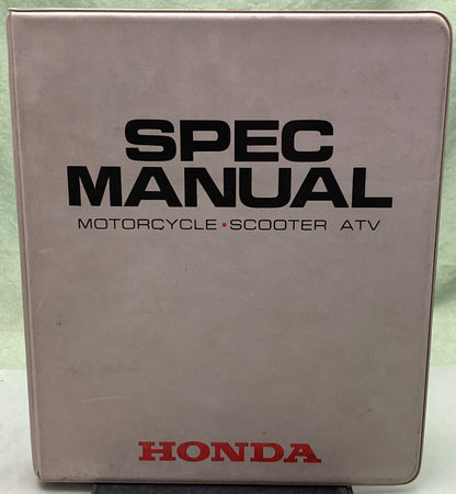 Genuine Honda S0531 Motorcycle ATV and Scooter Spec Manual 1988-1998