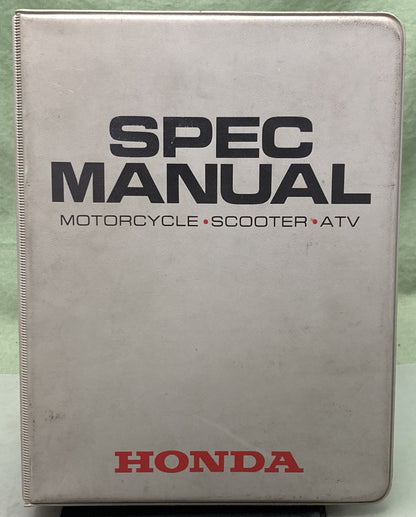 Genuine Honda S0566 Motorcycle ATV and Scooter Spec Manual 1999