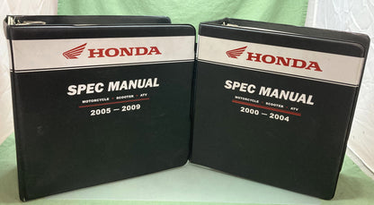 Gen Honda S0537 S0578 Motorcycle ATV and Scooter Spec Manual Set '05-'09 '00-'04