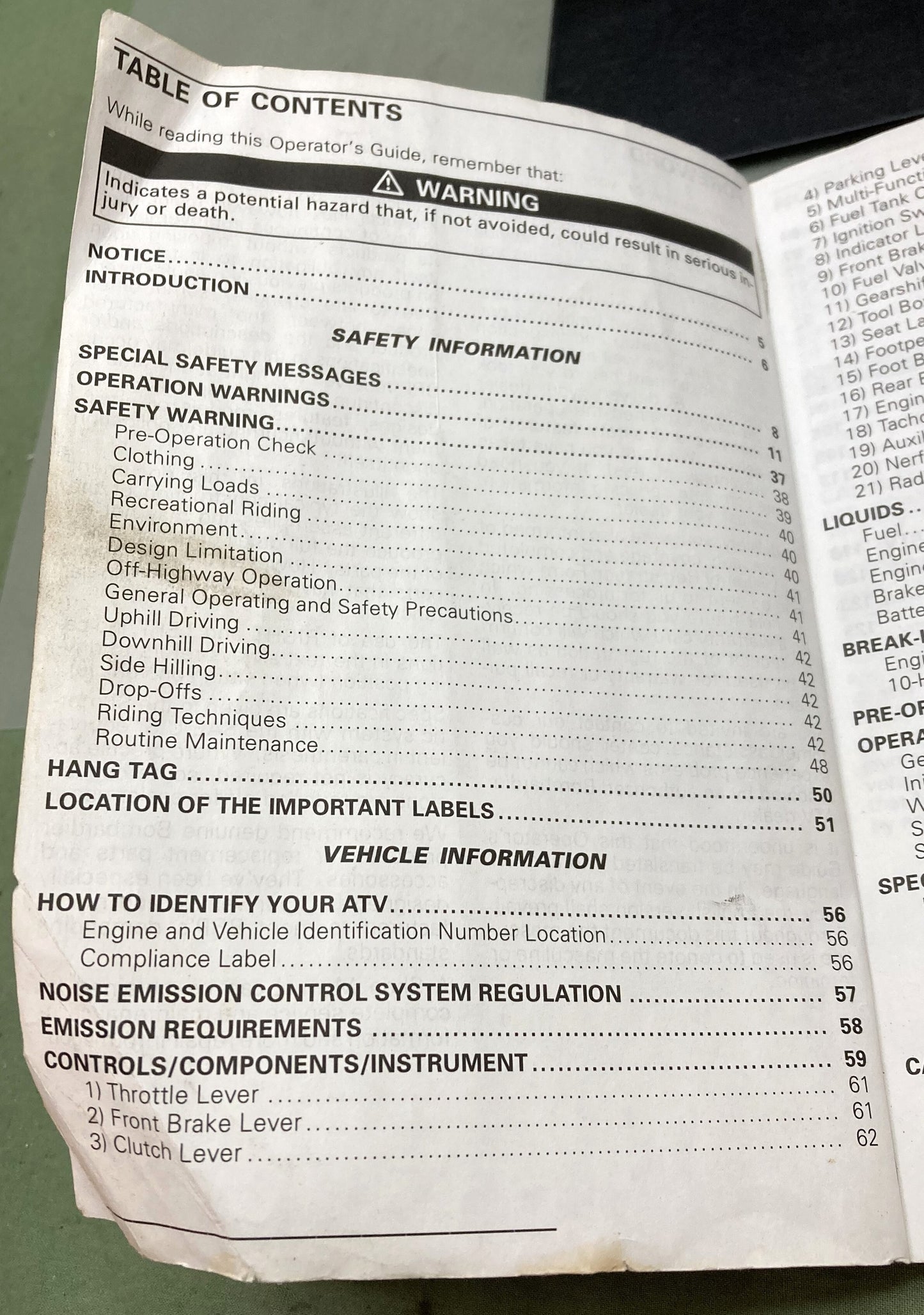 Genuine Bombardier 219000333 DS650 DS650X ATV Owner's Manual 2005