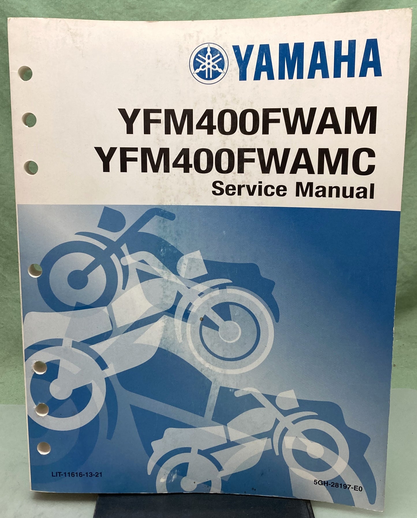 Genuine Yamaha LIT-11616-13-21 YFM400FWAM, YFM400FWAMC Service Manual 1999