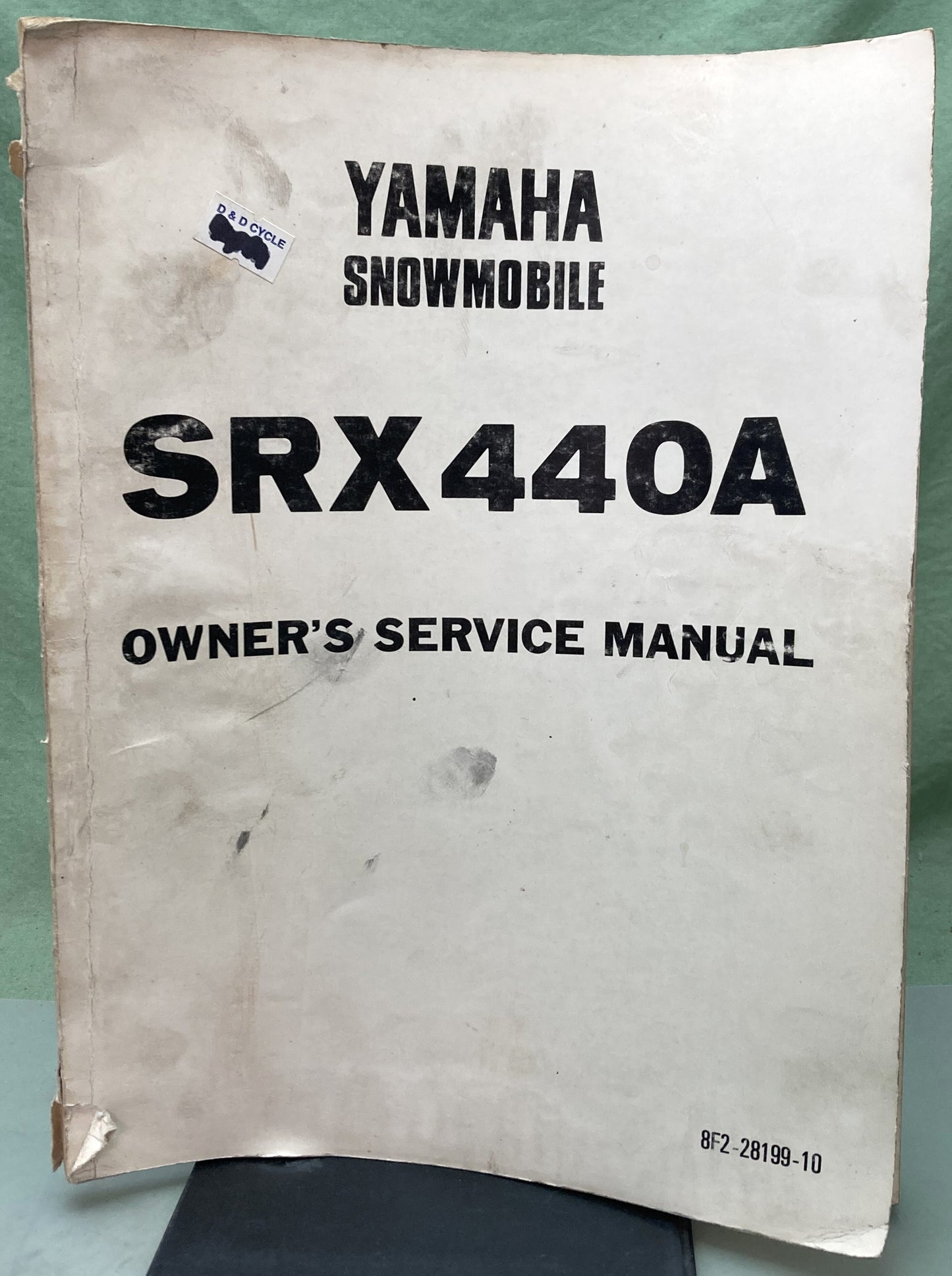 Genuine Yamaha LIT-12618-00-01 Snowmobile SRX440A Owner's Service Manual 1976