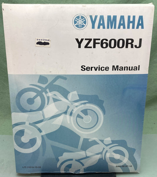 New Genuine Yamaha LIT-11616-10-55 YZF600RJ Service Manual