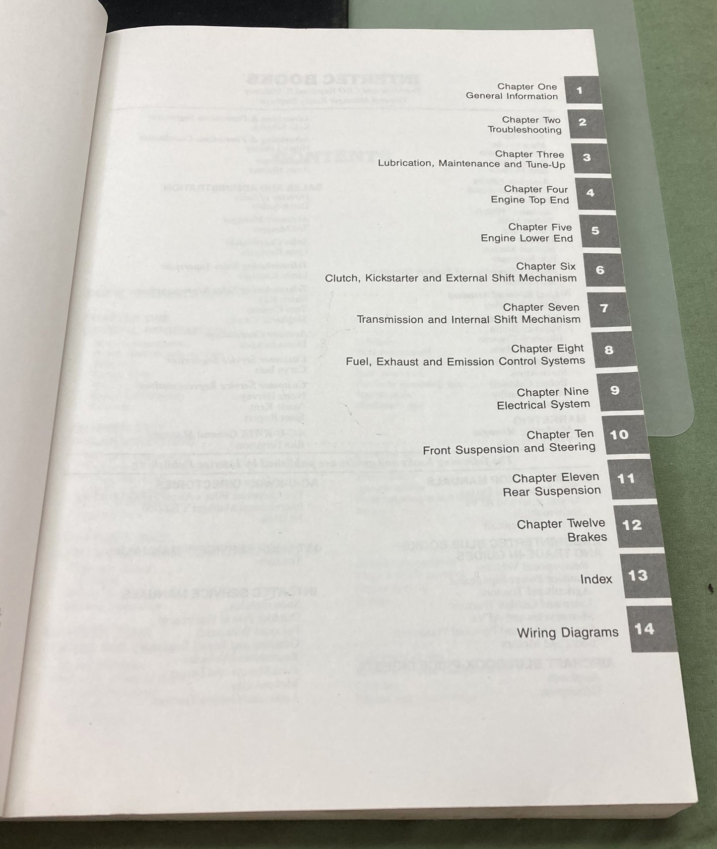 Genuine Clymer M480 Yamaha XT350 TT350 Service Manual 1985-1990