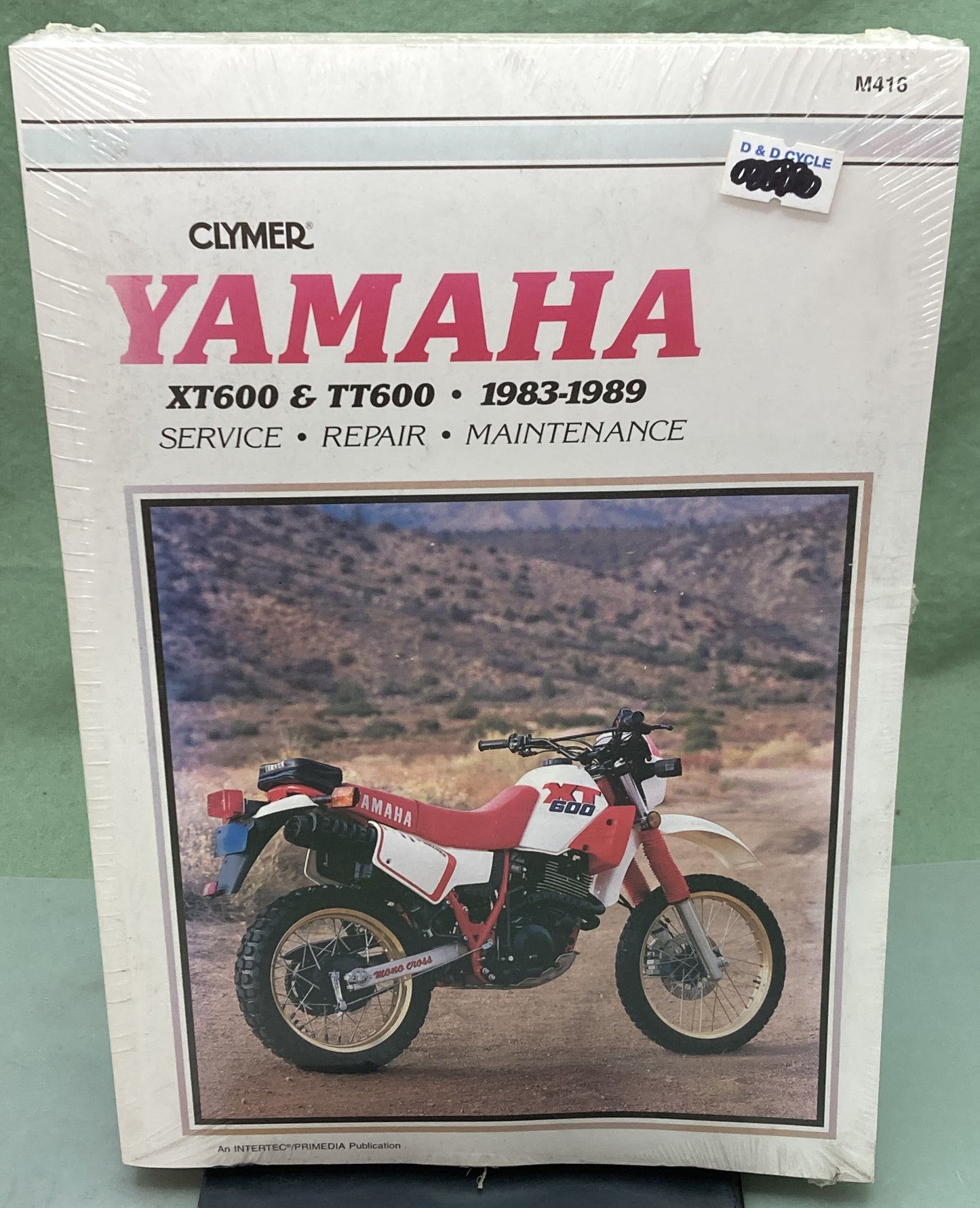 New Genuine Clymer M416 Yamaha XT600, TT600 Service Manual '83-89