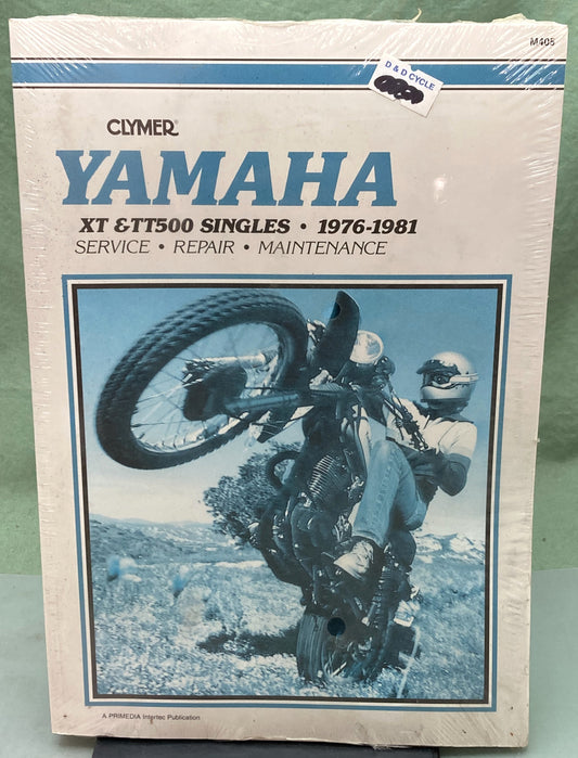 New Genuine Clymer M405 Yamaha XT, TT500 Singles Service Manual '76-81