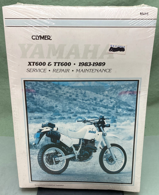 New Genuine Clymer M416 Yamaha XT600 TT600 Service Manual '83-89