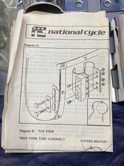 New Genuine National Cycle KIT-CJA Windshield Hardware Kit