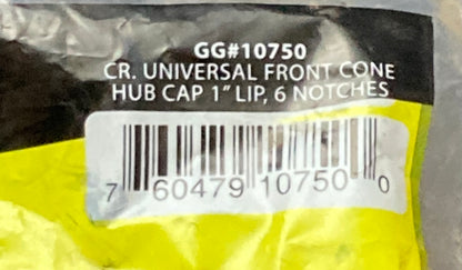 Grand General 10750 Universal Cone Front Hub Cap New Genuine