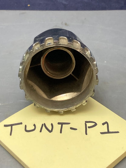 Replaces Trux Nut TUNT-P1 Threaded Pointed Plastic Chrome 33mm Long