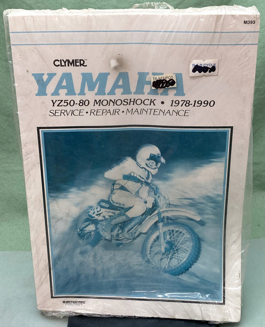 New Genuine Clymer M393 Yamaha YZ50-80 Monoshock Service Manual '78-'90