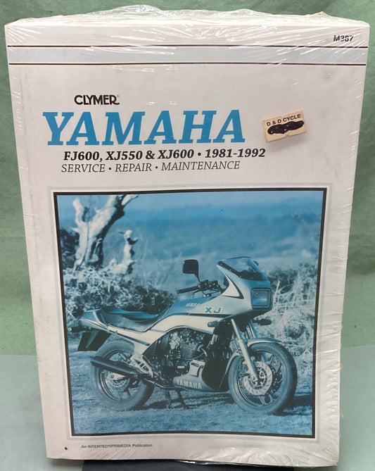 New Genuine Clymer M387 Yamaha FJ600, XJ550, and XJ600 Service Manual '81-'92