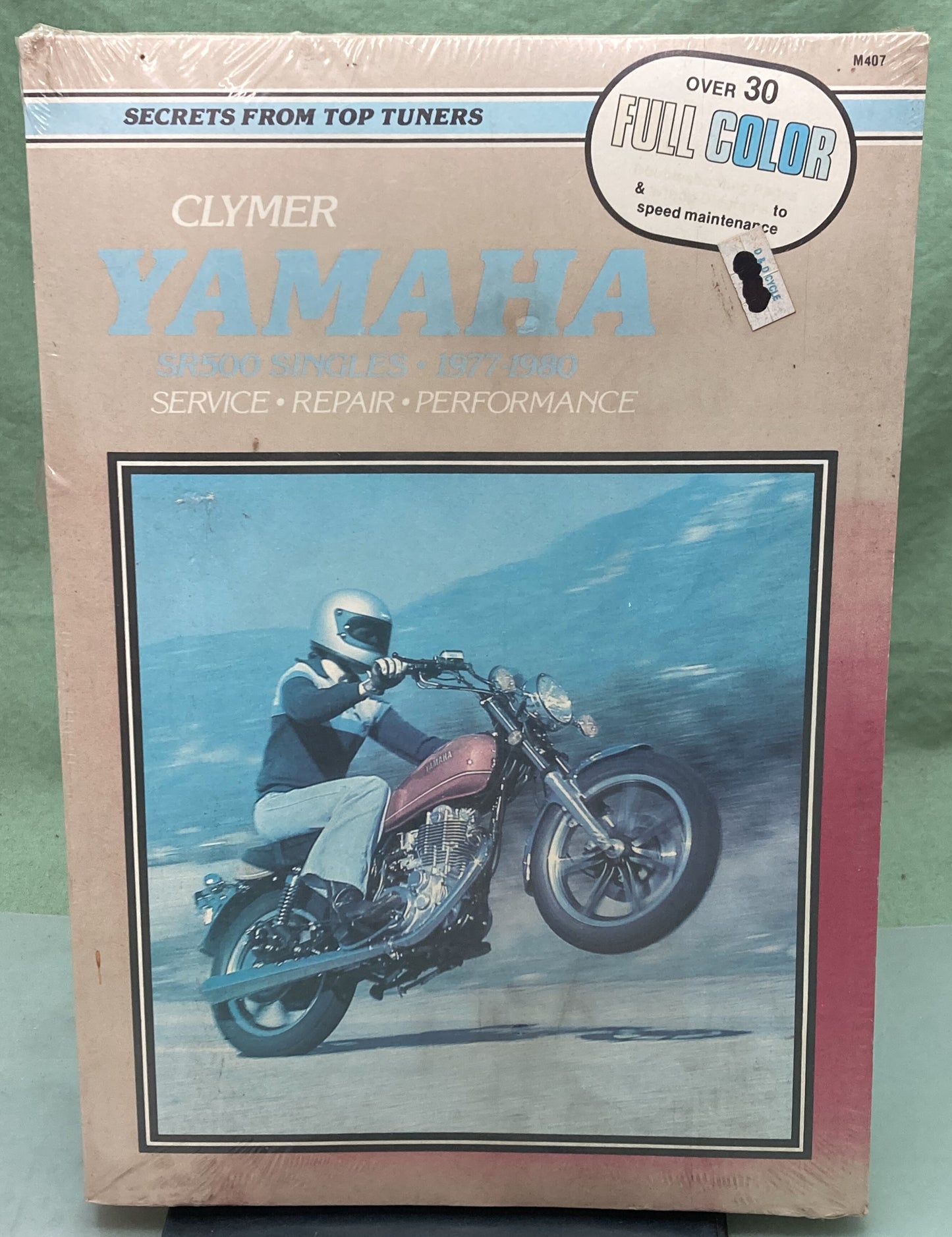 New Genuine Clymer M407 Yamaha SR500 Singles Service Manual '77-'80