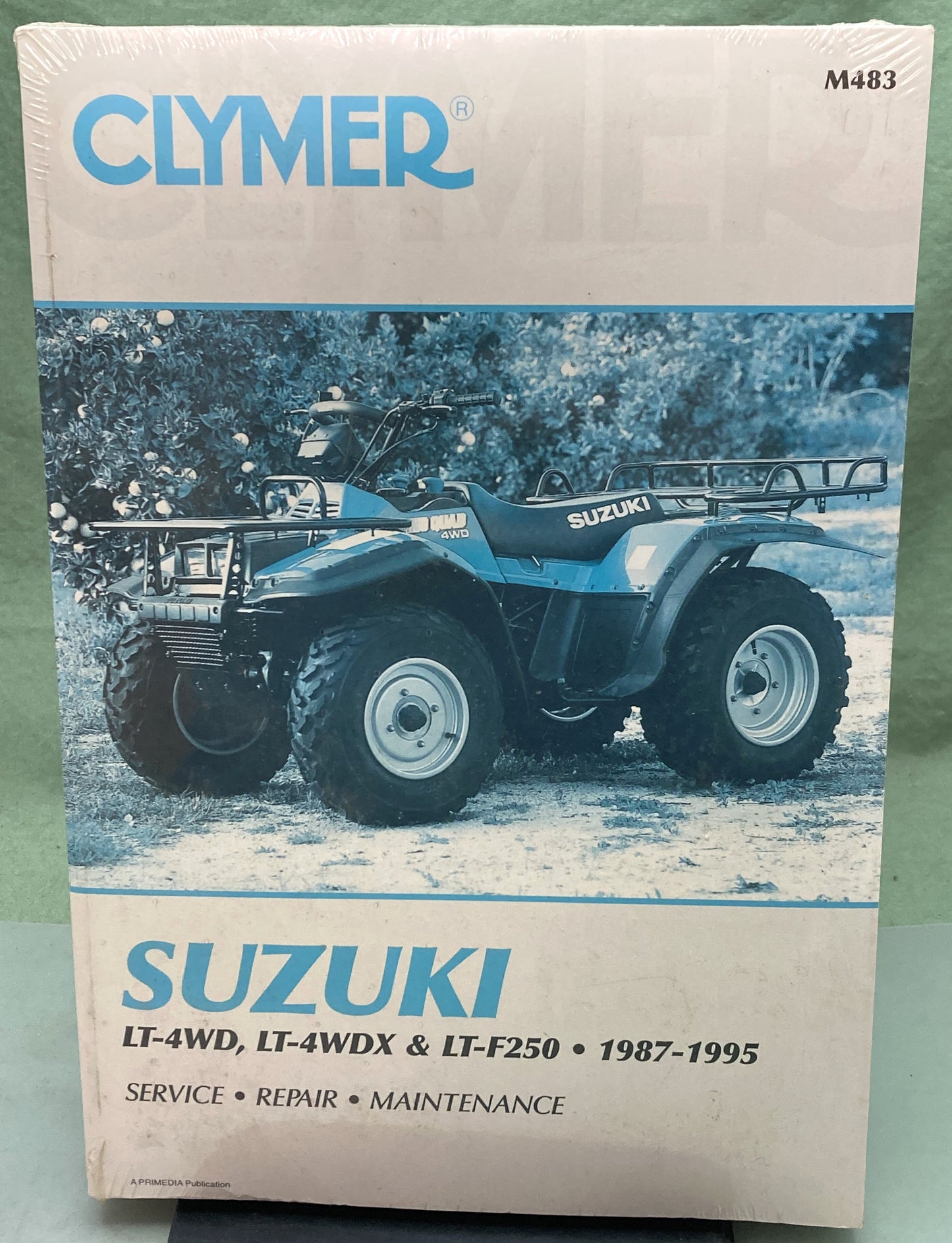 New Gen. Clymer M483 Suzuki LT-4WD, LT-4WDX, and LT-F250 Service Manual '87-'95