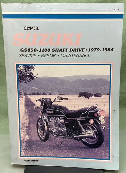 Genuine Clymer M376 Suzuki GS850-1100 Shaft Drive Service Manual '79-'84