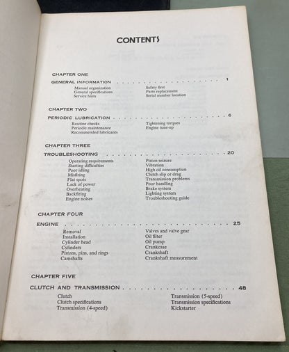 Genuine Clymer M333 Honda 450cc Twins Service Manual '65-'74