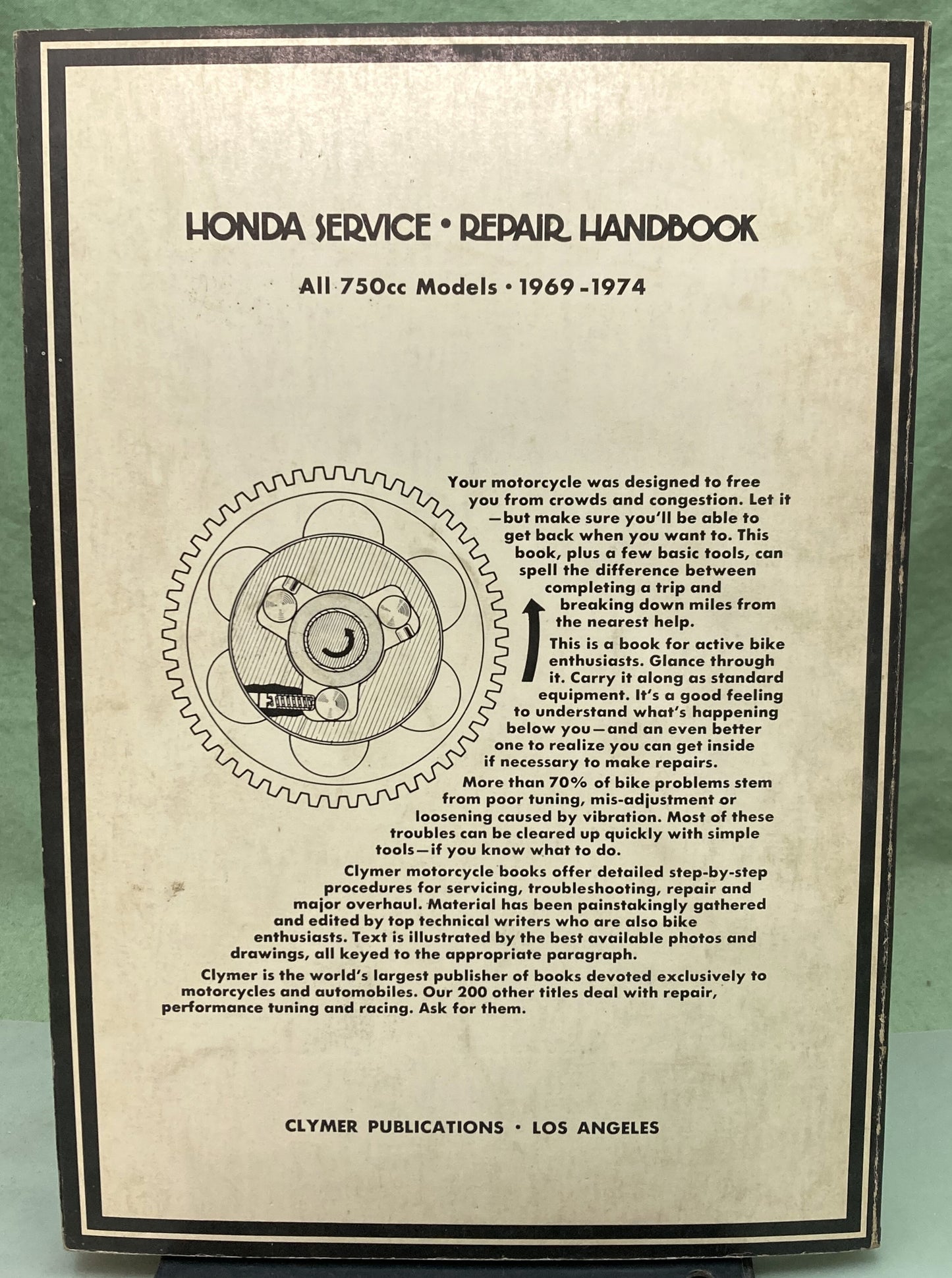 Genuine Clymer M341 Honda 750cc Twins Service Manual '69-'74