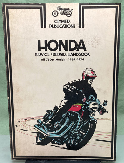 Genuine Clymer M341 Honda 750cc Twins Service Manual '69-'74