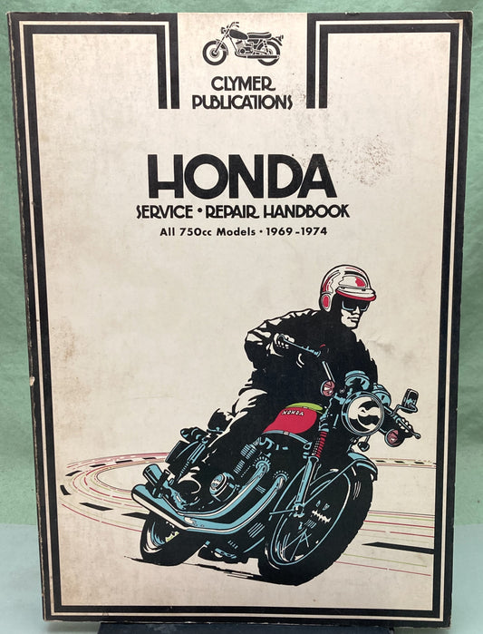 Genuine Clymer M341 Honda 750cc Twins Service Manual '69-'74