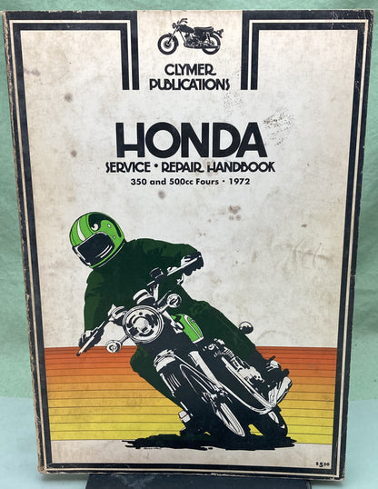 Genuine Clymer M332 Honda 350cc and 500cc Fours Service Manual 1972