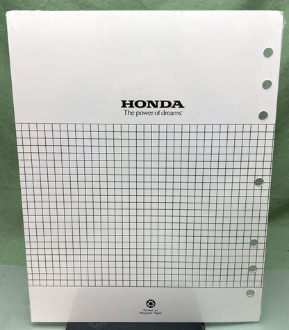 New Genuine Honda 61Z0D00Z GX100 Rammer Supp. Service Manual 2001